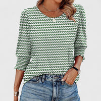 Green Floral Pattern