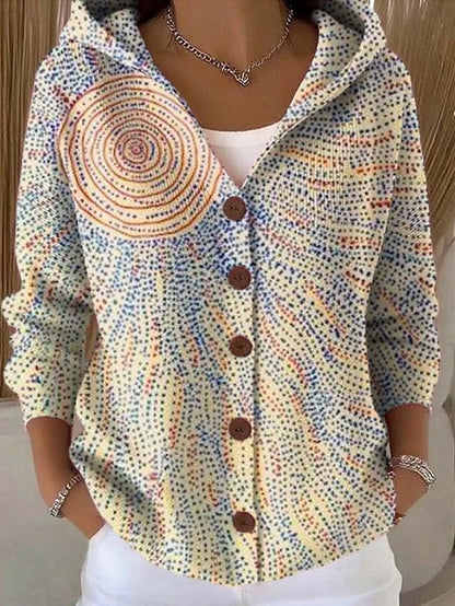 Cassidy | Warm Long Artistic Cardigan